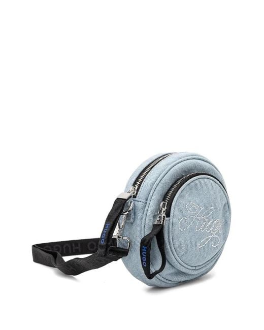 Bolso mini con detalles HUGO de color Gray