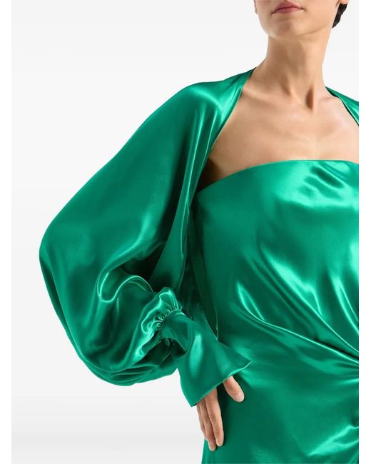 Genny Green Balloon Sleeve Jacket