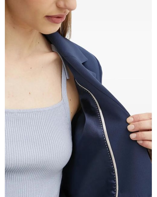 Guess クロップド ダブルジャケット Blue