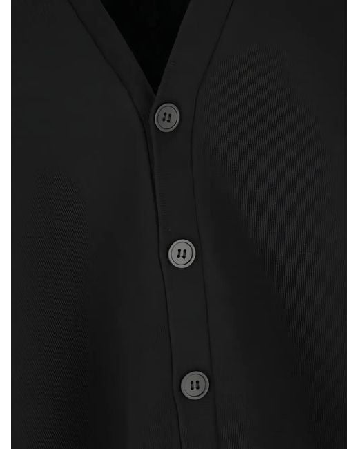 Loewe Black Buttoned Knitted Cardigan for men