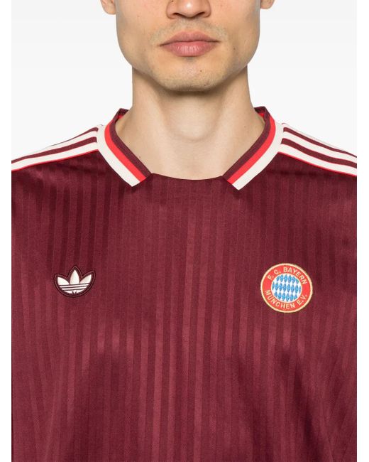 Camiseta FC Bayern Munich Icons Terrace Adidas de hombre de color Red