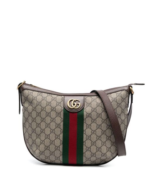 Petit sac porté épaule Ophidia GG Gucci pour homme en coloris Gris | Lyst
