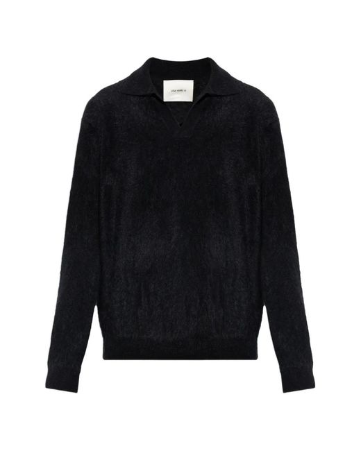 Lisa Yang Black Omar Cashmere Sweater for men