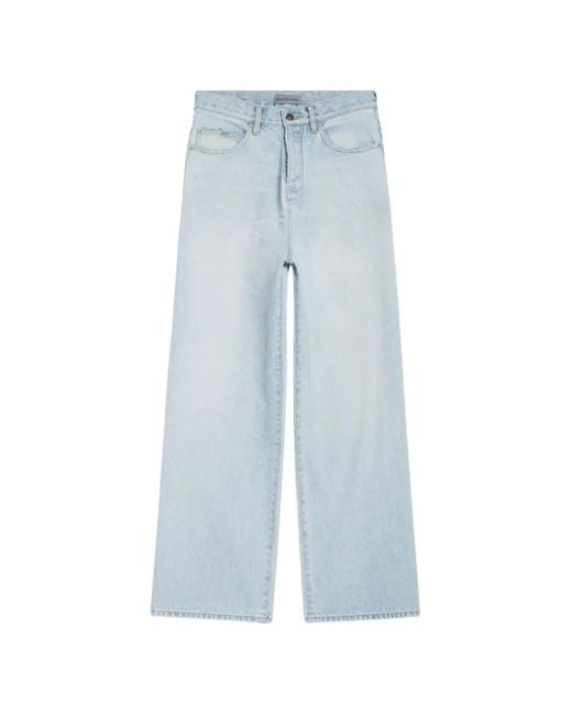Balenciaga Blue Patch-Pocket Denim Shirt for men