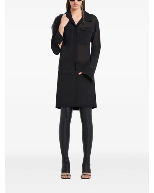 Courreges Blue Long-Sleeved Top