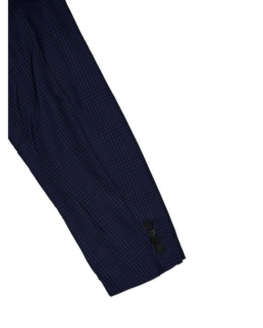 Balenciaga Blue Fluid Double-Breasted Coat for men