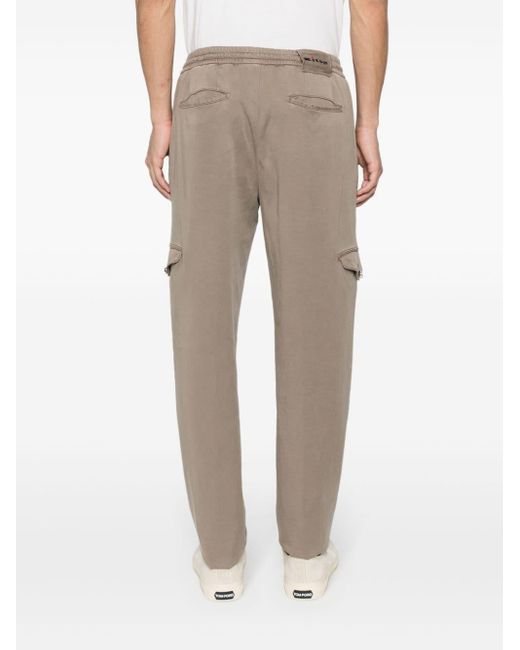 Pantalones ajustados con cordones Kiton de hombre de color Gray