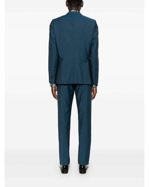 Paul Smith Blue Single-Breasted Suit for men