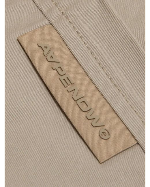 Aape By A Bathing Ape Natural Straight-Leg Cotton Trousers for men