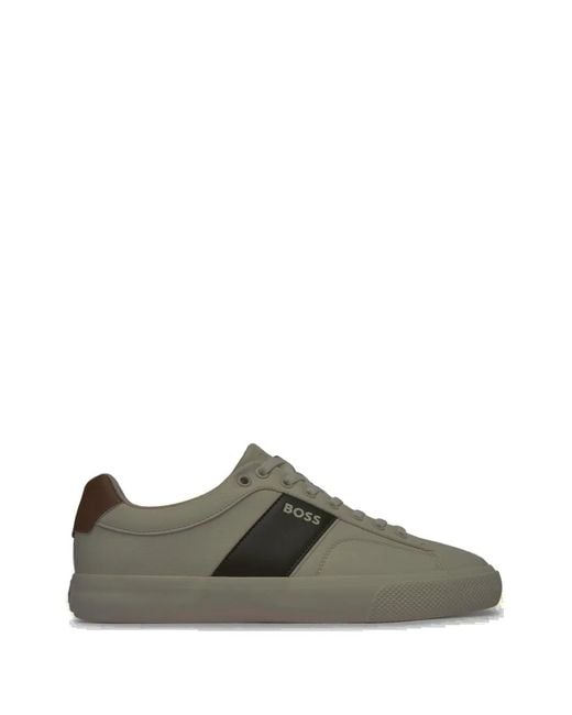 Boss Green Logo-Print Sneakers for men