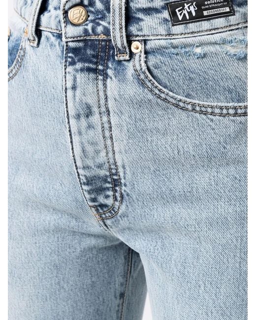 Eytys Blue Solstice Straight Leg Jeans