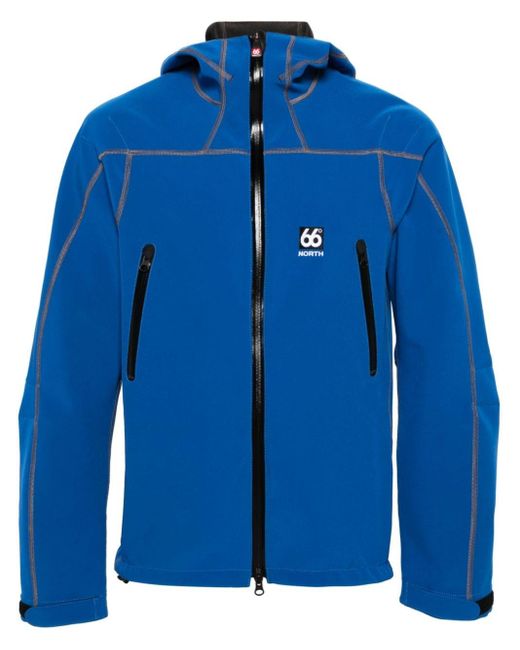 66 North Blue Vatnajökull Hooded Performance Jacket for men
