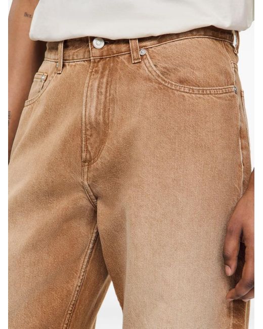 Jeans Con Effetto Schiarito di Sandro in Natural da Uomo