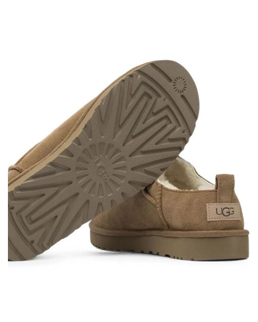 Ugg Brown Classic Micro Boots