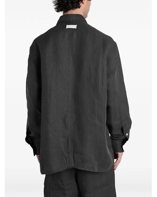 B1ARCHIVE Gray Chemise À Poche Poitrine for men