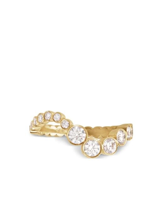 Sophie Bille Brahe White 18Kt Recycled Ensemble Ocean Diamond Ring