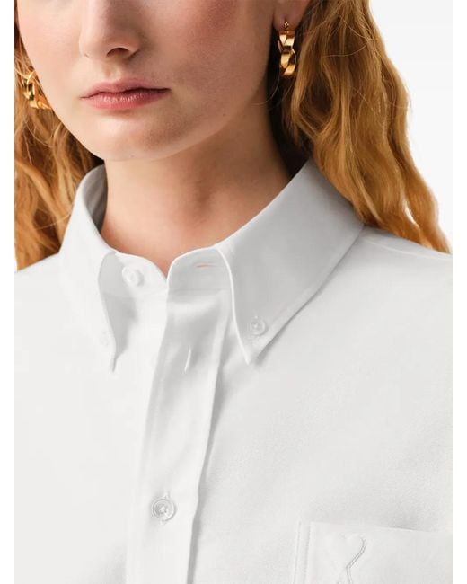 Camisa de algodón AMI de color White