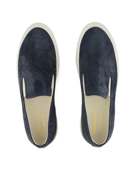Common Projects Blue Slip-On Platform Sneakers for men