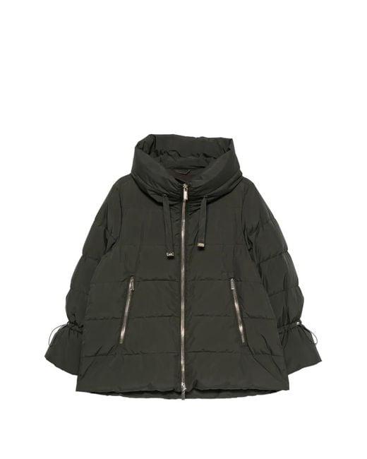Moorer Black Gadia Puffer Jacket