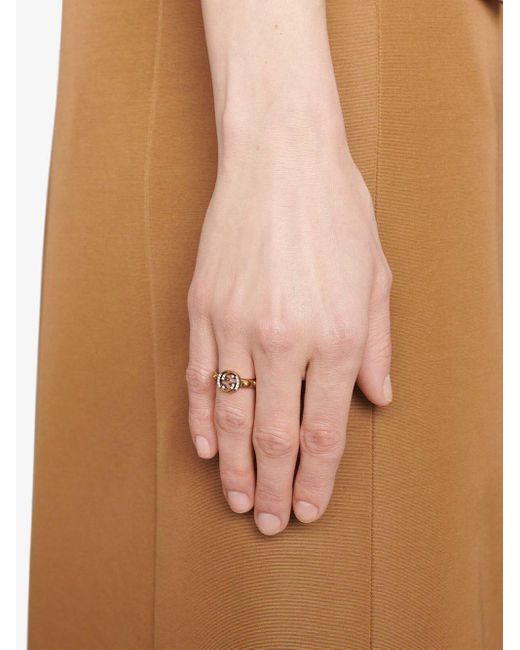 GUCCI グッチ インターロッキングG 18K ゴールド ピアス 750