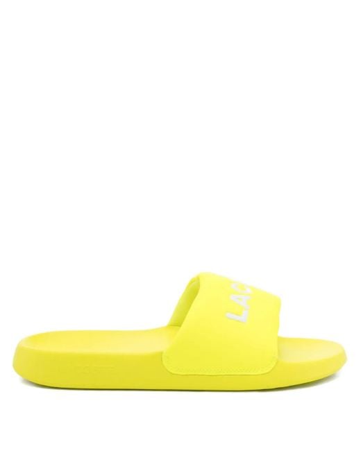 メンズ Lacoste Serve サンダル Yellow