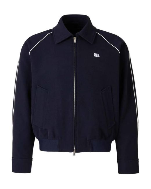 Wales Bonner Blue Collared Jacket for men