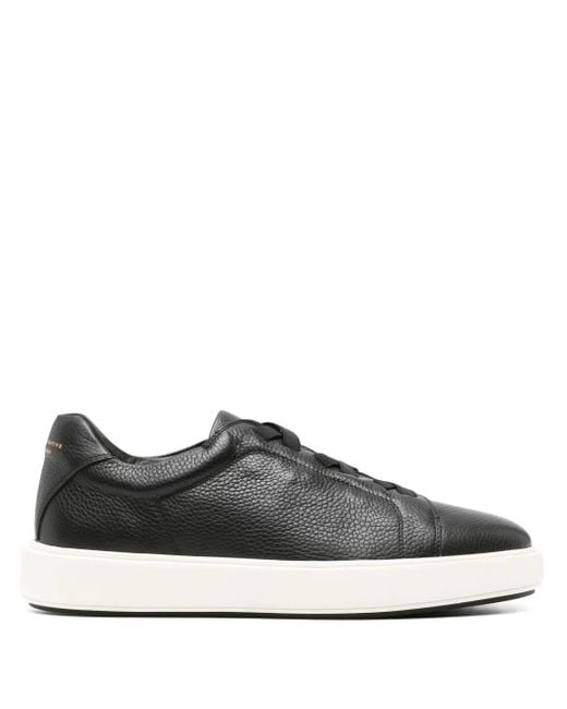 Officine Creative Gray Slouch 001 Leather Sneakers for men