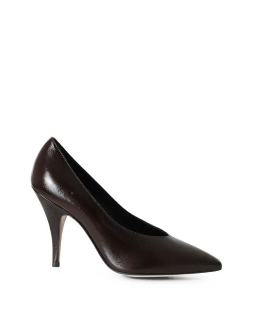 3Juin Black Pointed-Toe Pumps