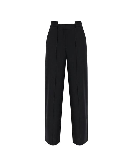 Officine Generale Black Azora Panelled Trousers