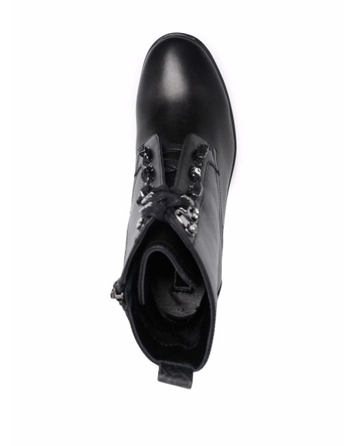 Botas con cremallera Liu Jo de Cuero de color Negro - Lyst