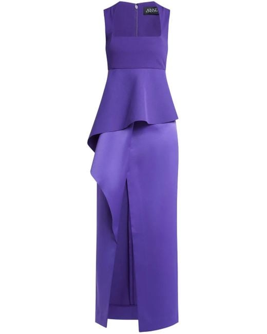 Solace London Purple Ally Abendkleid