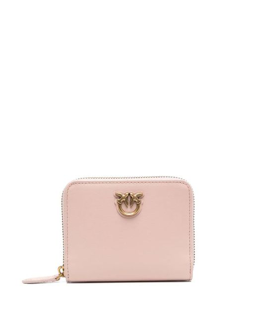 Pinko Pink Leather Zip-around Wallet