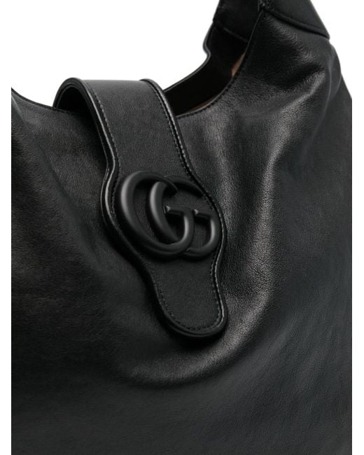 Grand sac porté épaule Aphrodite Gucci en coloris Black