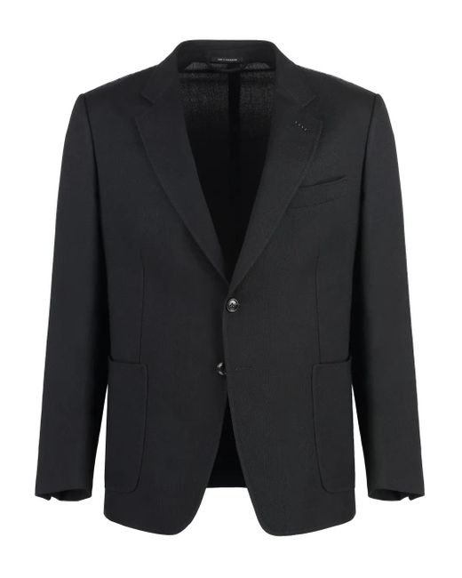 Blazer Con Botones Tom Ford de hombre de color Black