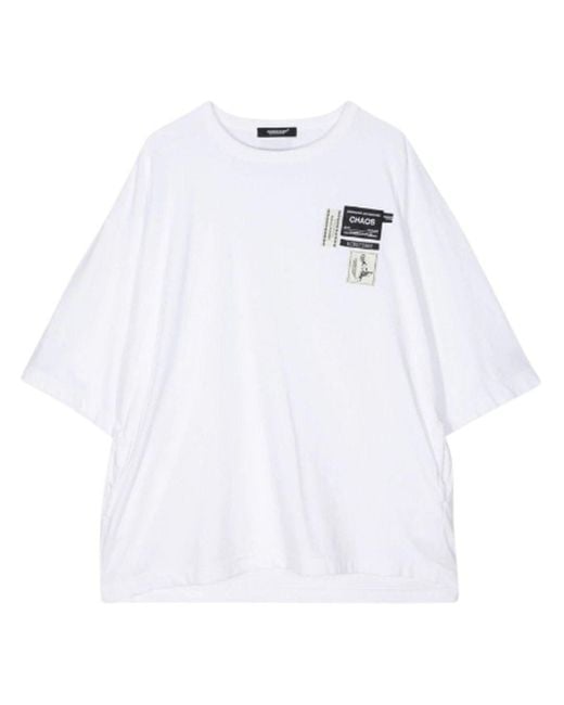 Undercover White Logo-Appliqué T-Shirt for men