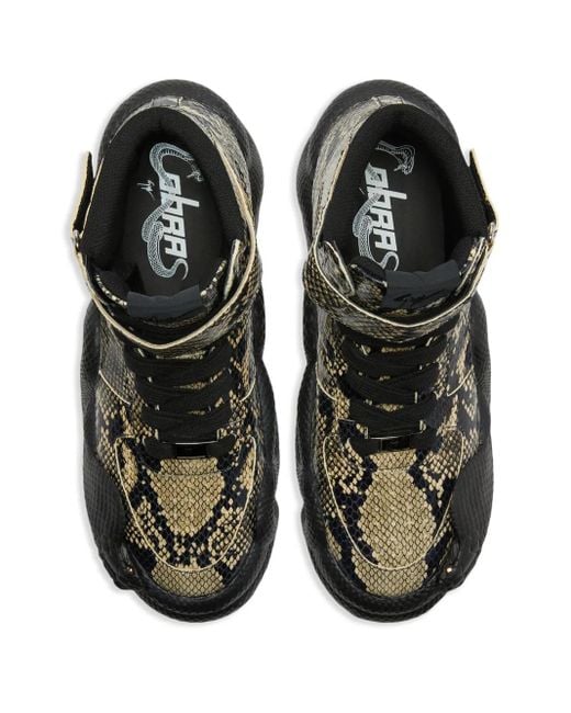 Giuseppe Zanotti Cobras Sneakers Mit Schlangenleder-Effekt in Brown für Herren