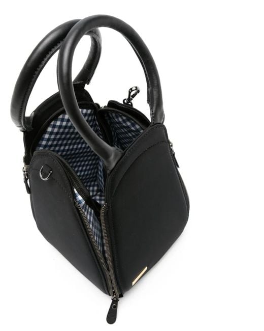 Sarah Chofakian ラウンドハンドル バッグ Black