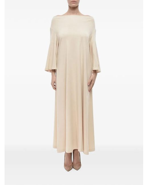 By Malene Birger Natural Yalia Boat-Neck Maxi Dress