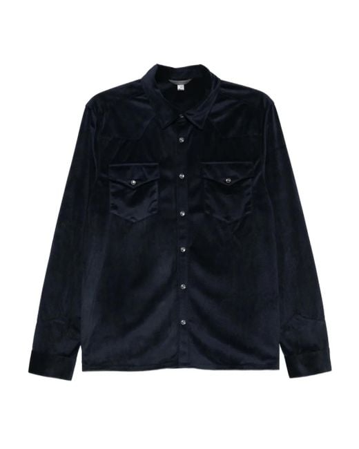 Chemise Andres À Poche Poitrine John Varvatos pour homme en coloris Blue