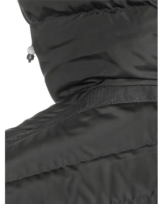 Geox Black Magnete Quilted Hooded Jacket for men