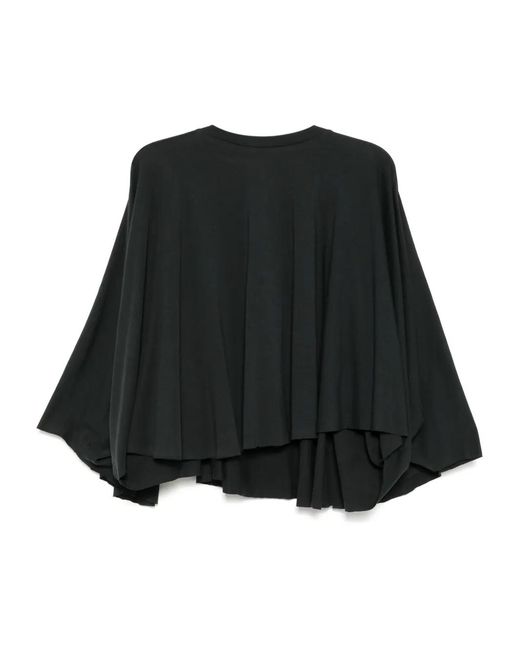 MM6 by Maison Margiela Black Crew-Neck T-Shirt