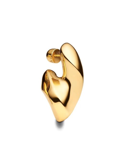 Maria Black Metallic Palomino Saddle Earring
