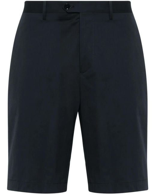 Etro Blue Pegaso-Embroidery Shorts for men