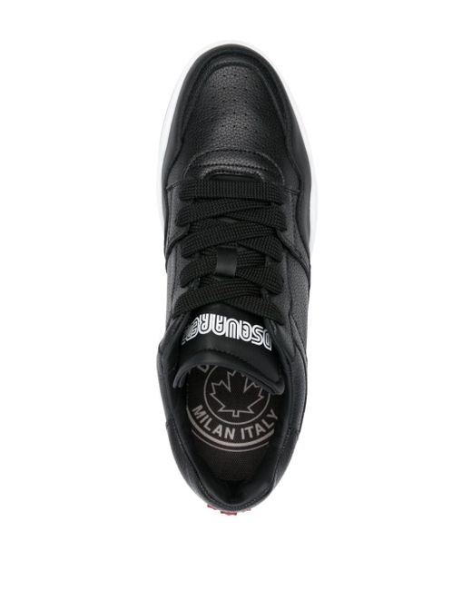 DSquared² Black Spiker Sneakers for men