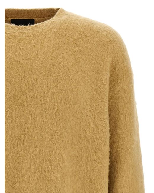 Roberto Collina Natural Crew-Neck Sweater for men