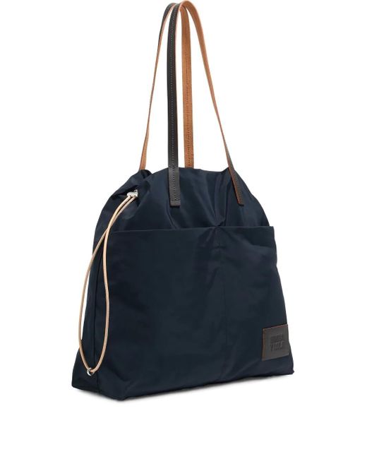 Bimba Y Lola ロゴアップリケ トートバッグ Blue