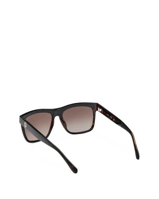 GUESS EYEWEAR Black Square-Frame Sunglasses for men