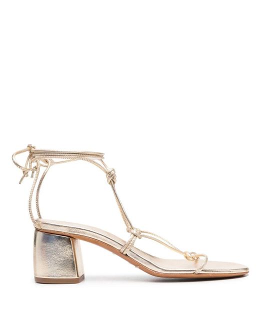 Forte Forte Leather-strings Flat Sandals in Natural | Lyst