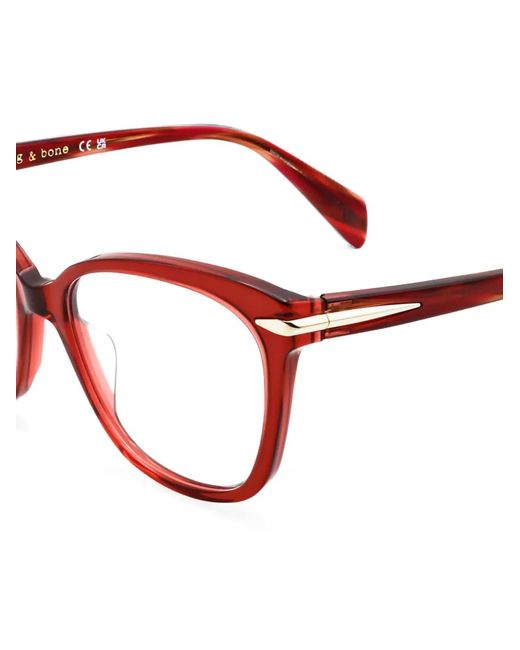 Rag & Bone White Cat-Eye Frame Glasses