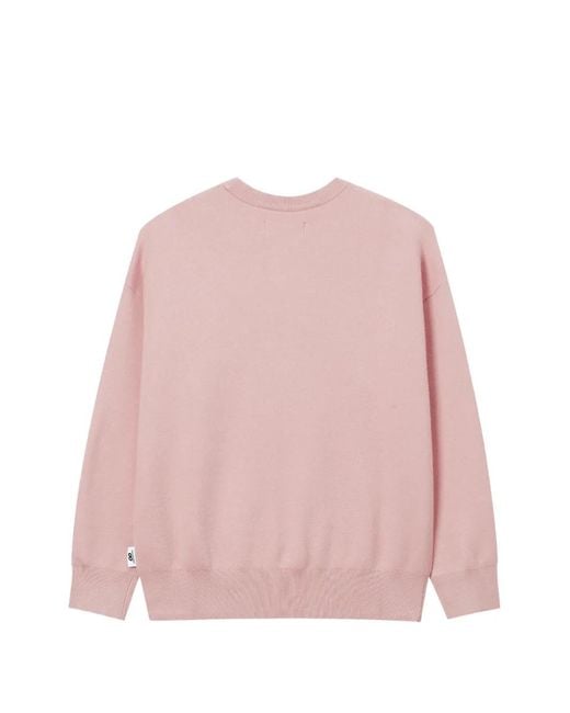 Chocoolate Pink Graphic-Patch Sweatshirt
